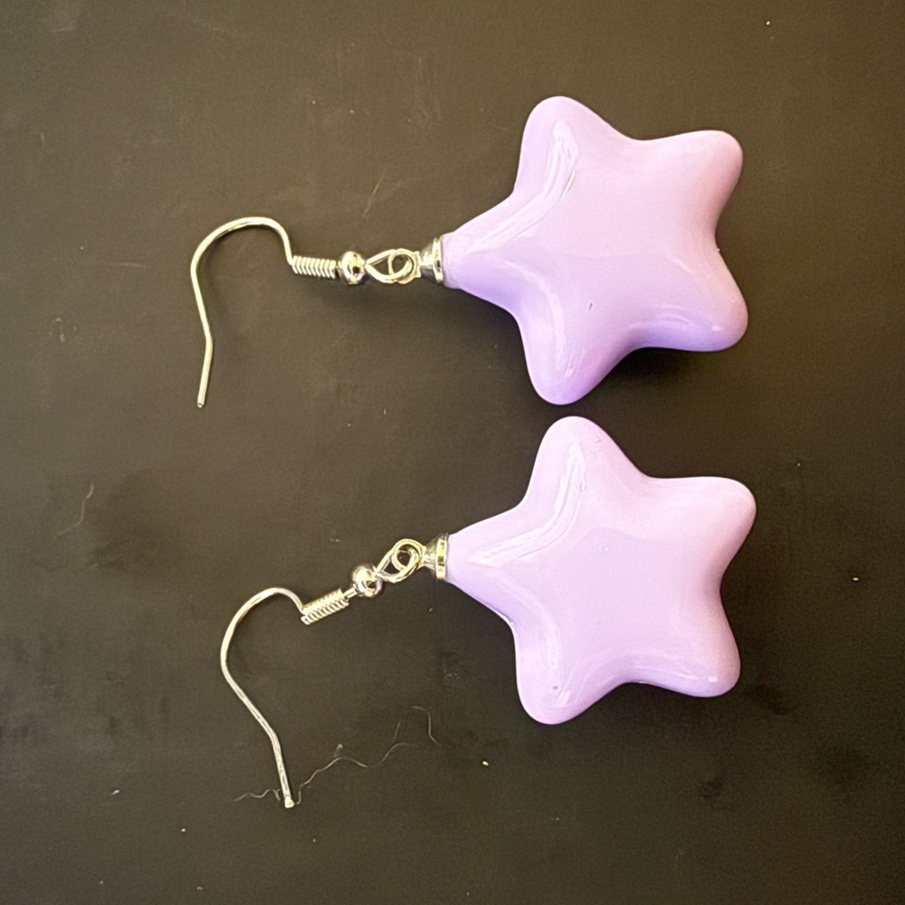 *BOGO* Light purple Star Earrings